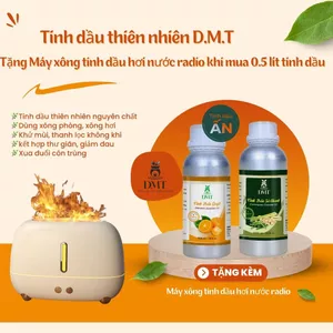 Tặng máy xông tinh dầu hơi nước radio khi mua 500ml Tinh dầu xông thơm phòng DMT
