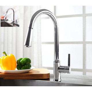 Vòi rửa chén nhà bếp Kohler K-21366T/K-21367T có vòi xoay nóng lạnh