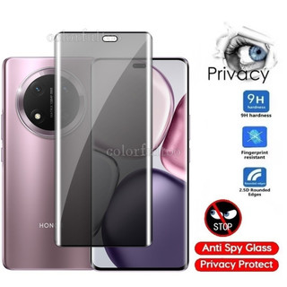 Honor X9c 5G Kính Cường Lực Riêng Chống Gián Điệp Full Cover Bảo Vệ Màn Hình Chống Peek Phim Riêng Tư Cho Honor X9d X9C X9B X9A X 9C HonorX9C 5G 3D Cong Chống Peek Phim Riêng Tư