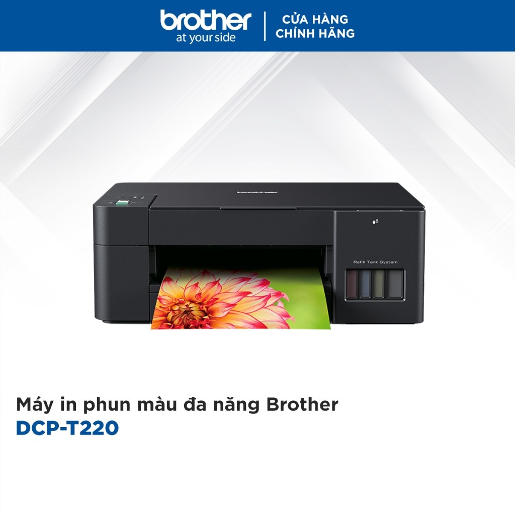 Máy in phun màu đa chức năng Brother DCP-T230 (in/copy/scan) -Bảo hành 24 tháng