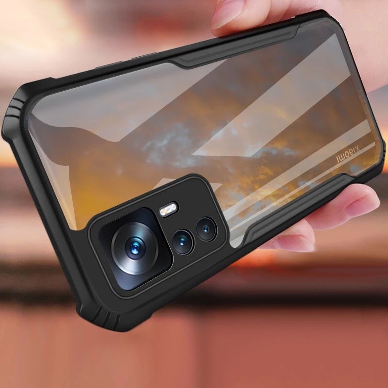 Ốp Lưng Cho Vỏ Điện Thoại Xiaomi 12T 11T 10T Pro 11 12 Lite Vỏ Cứng Chống Sốc Mỏng Pha Lê Trong Suốt
