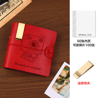 Polaroid Ảnh Giấy Lưu Trữ Sách Chuyên Dụng Dung Tích Lớn Retro Rời Sách Cặp Đôi Sách Kỷ Niệm diy10cm Sách Thẻ Du Lịch