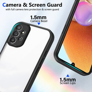 Dành cho Samsung Galaxy A13 4G / A13 LTE Ốp điện thoại cứng trong suốt Khung silicon mềm chống rơi mỏng