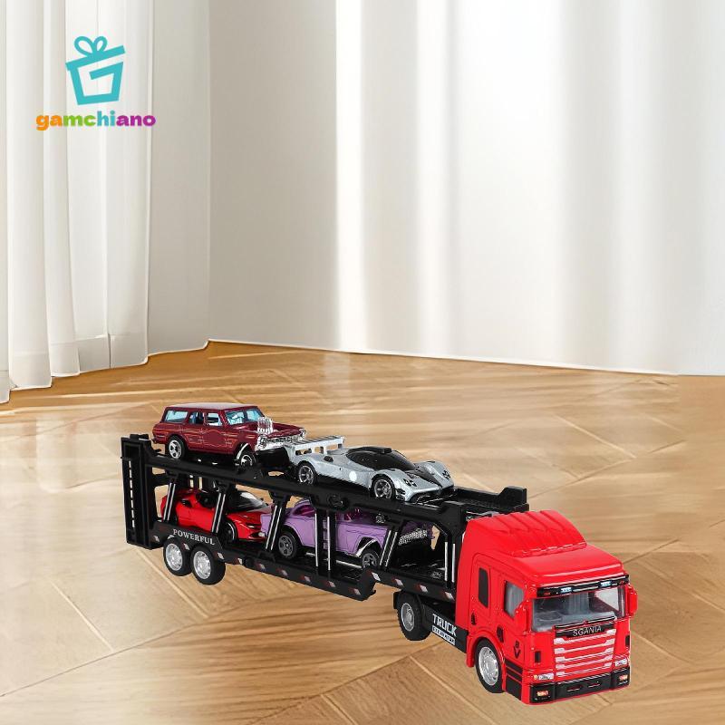 Kéo Vow Đồ Chơi Xây Dựng Plays Xe Thu Nhỏ Giường Phẳng Xe Kéo Công Nghệ Trẻ Em Đồ Chơi Xe Hơi Cho Phụ Kiện Tiệc Tập Đi Bé Trai