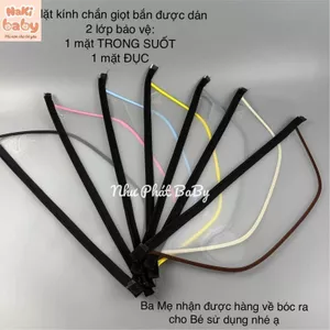 Kính nhựa trong suốt THAY THẾ may vào MŨ TAI BÈO, NÓN VÀNH RỘNG chống giọt bắn