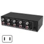 Btsg Plug Play 3 Bộ chia âm thanh AV 5mm Vỏ kim loại 1 trong 4 Bộ nguồn 12V