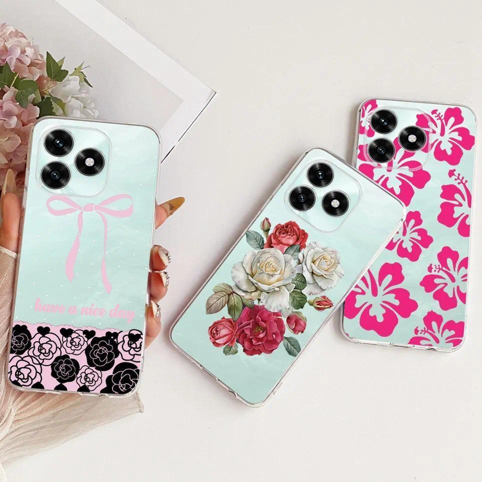 Dành Cho Honor X5C / Huawei Honro X5C Plus Ốp Điện Thoại Tếch Mềm TPU Vỏ Hoa Bướm Thời Trang Mới Tranh Ốp Lưng