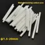 EDIWANY 50 Que tạo độ ẩm, Chất liệu bông Bộ lọc kích thước 8mm Que nạp lại, Phụ kiện tạo độ ẩm Thanh xốp siêu âm Wicks Thay thế Máy tạo độ ẩm chạy bằng USB