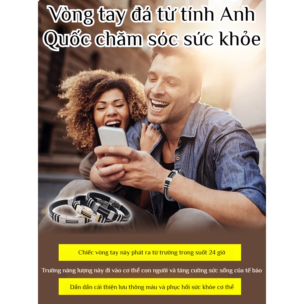 Giảm 50%👍Vòng tay đen / Vòng tay nam thời trang / Vòng tay thép không gỉ dẻo / Vòng tay bền màu