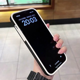 Ốp Silicon Lỏng 2 Trong 1 Macaron Cửa Sổ Lớn Mềm Chống Sốc Ốp điện thoại Cho iPhone Air 17 16 15 14 13 12 11 Pro Max Plus