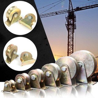 【vạn】Ròng Rọc Trượt Cửa Cổng Đa Năng – Bánh Xe Trượt Thép Không Gỉ, Con Lăn Chữ U/V Dùng Cửa Sắt, Cửa Lùa