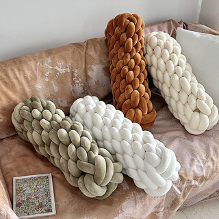 Bắc Âu ins Xoắn Thắt Nút Gối Phòng Ngủ Trang Trí Phòng Khách Sofa Gối Sang Trọng Đệm Gối