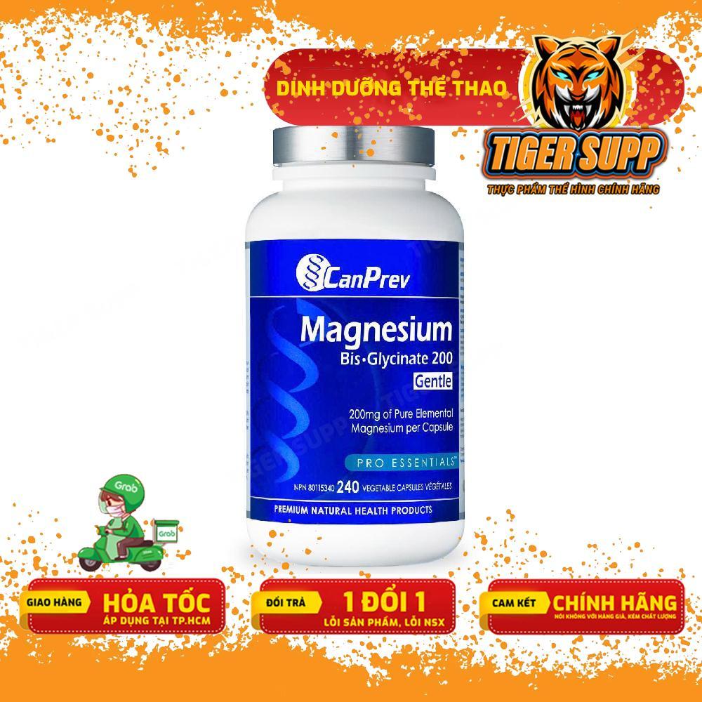 Viên Uống Magnesium BisGlycinate 200mg CanPrev Giảm Căng Thẳng, Dễ Ngủ, Chắc Khỏe Xương Chính Hãng