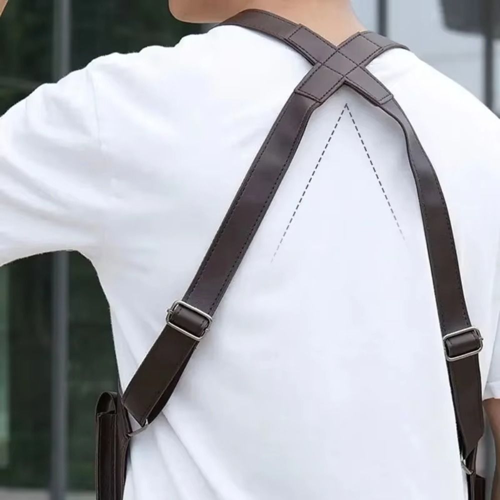 Túi đựng Vest lưu trữ FEDAOG, Túi đeo ngực bằng da che giấu, Túi đeo chéo đa năng chống trộm đeo vai nách ẩn đa chức năng chống trộm