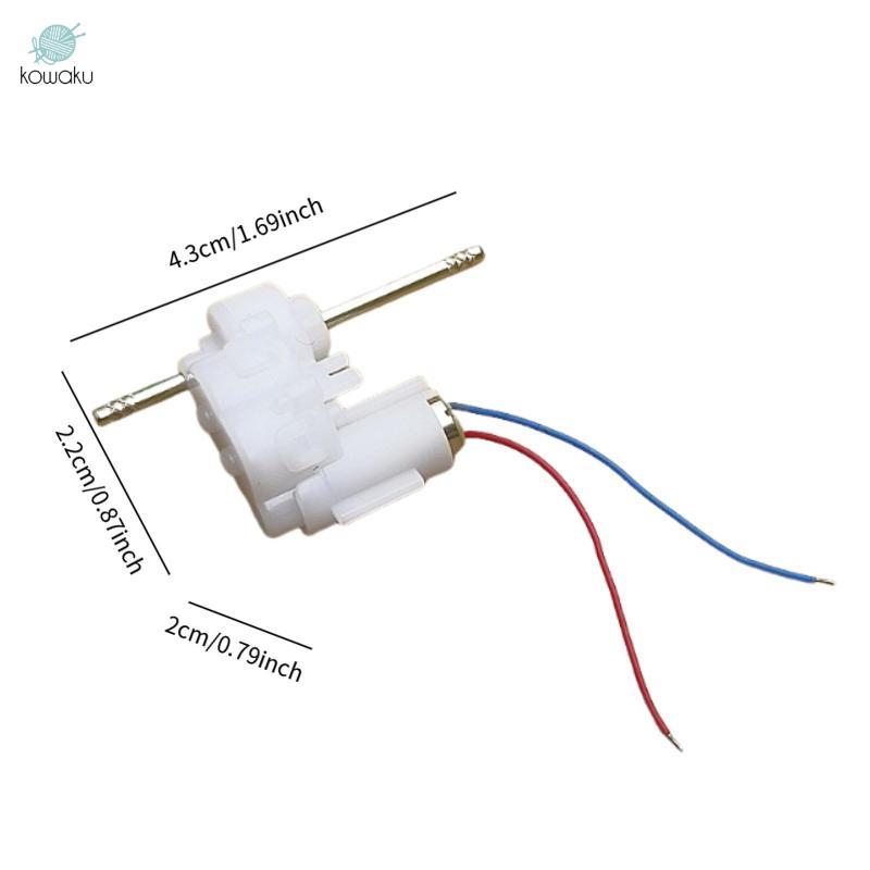 Mini 614 Coreless Gear Motor 390RPM Hiệu suất cao Hiệu suất cao DC 3.7V Gear Giảm tốc động cơ Ô tô Đồ chơi điện tử