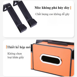 Hộp Lưu Trữ Sau Ghế Ô Tô - Vật Liệu Chống Trầy, Dễ Lắp Đặt, Giúp Xe Gọn Gàng & Ngăn Nắp