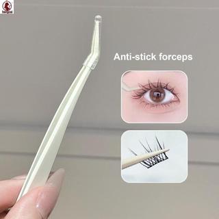 Nhíp chống dính để mở rộng lông mi Thép không gỉ Đầu kẹp kim loại chính xác với thiết kế lông vũ vàng cho ứng dụng mi không dính