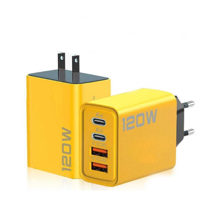 Sạc Nhanh Đa Năng 4IN1 65W / 120W Cao Cấp 1.2M, Dây Dù Chống Đứt - Cho USB-Type C, Type C-Type C, Type C- iP, USB-iP