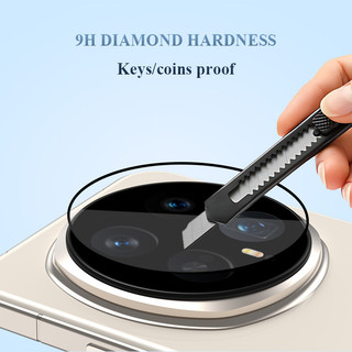 [Khung tự định vị] Lereach cho Honor Magic8 Pro / Magic 8 Kính cường lực Bảo vệ ống kính máy ảnh, Chống trầy xước Độ trong suốt cao