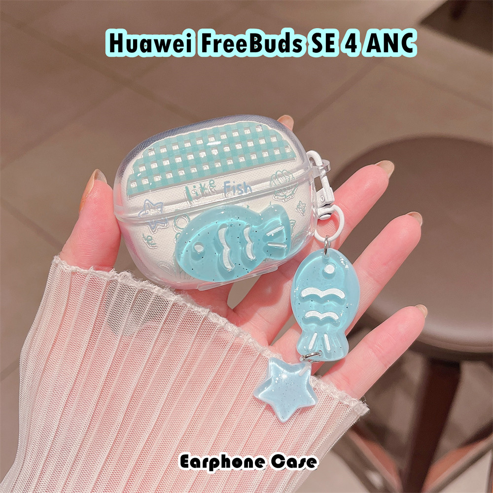[Ngôi sao tương lai] Dành cho Huawei FreeBuds SE 4 ANC Vỏ tai nghe silicon mềm hoạt hình DIY