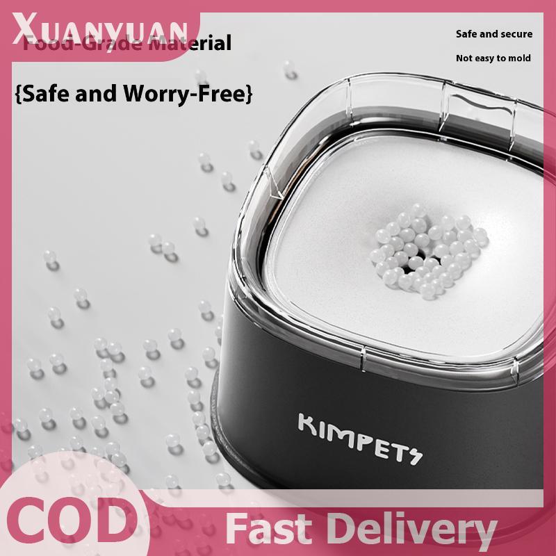 XUAN Thú Cưng Không Làm Ướt Miệng Chống Bụi Treo Chậm Uống Nước Bát 2000ml Dung Tích Lớn Thú Cưng Chó Con Mèo Con Máy Uống Nước VN