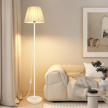 Đèn sàn vải hiện đại tối giản cho phòng khách, phòng học, phòng ngủ, đèn ngủ bảo vệ mắt, đèn đứng trang trí phòng phát t