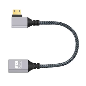 BTM 90 Độ Góc Mini Sang Adapter Dây Khả Năng Tương Thích Cho Máy Tính Bảng DSLR Hỗ Trợ Tín Hiệu Rõ Ràng Lớp Phủ PVC