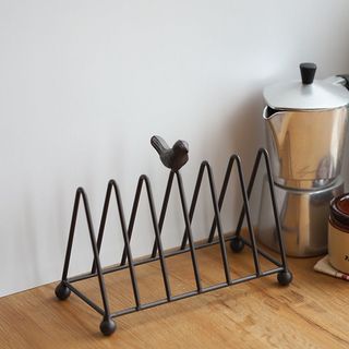 Dễ Thương Chim Nhỏ Tam Giác Kệ Sách Tạp Chí Đĩa Phân Loại Giá Sắp Xếp-Fujia Trang Trí Lưu Trữ Nhà Thiết Thực Đồ Trang Trí