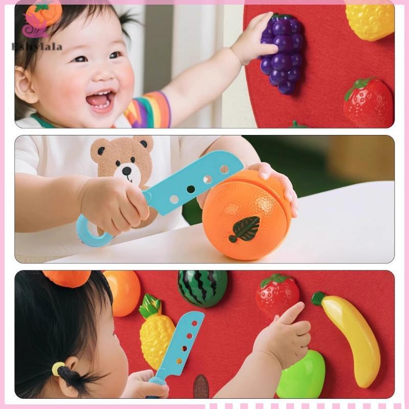 1 Bộ Trái Cây Giả Vờ Chơi Trò Chơi Nhà Bếp Bé Nỉ Ban Chơi Đồ Chơi Thực Phẩm Dán Tường Kỹ Năng Vận Động Tốt Giáo Dục Sớm [MỚI]