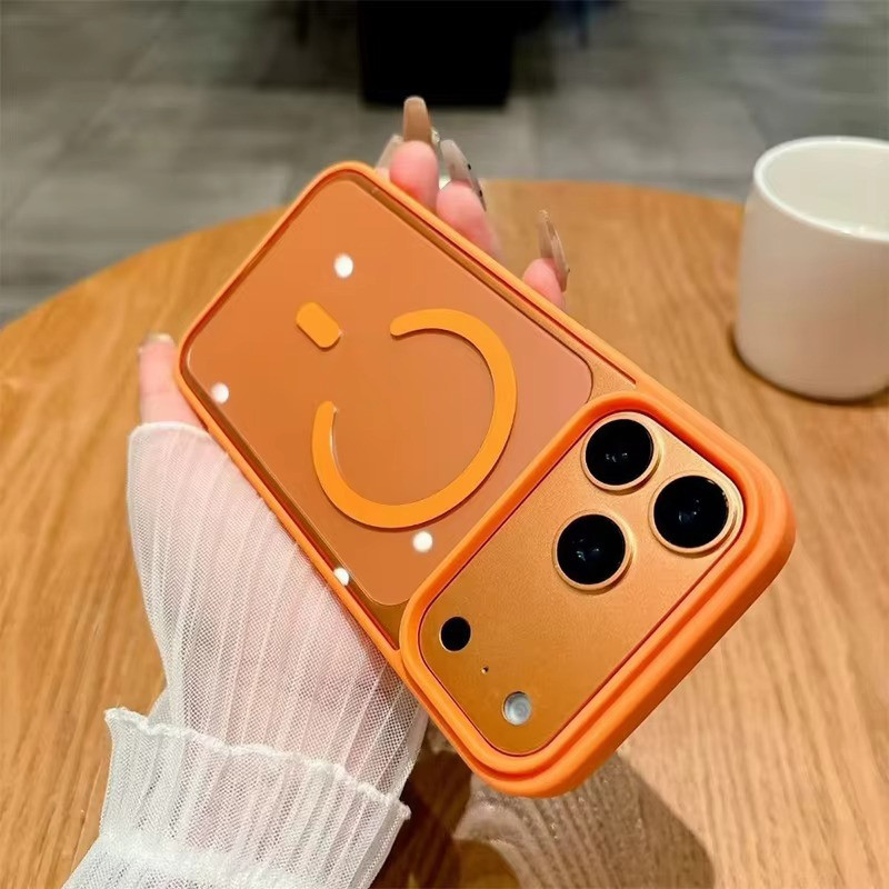 Dành Cho Sạc Không Dây Màu Kẹo Mờ Ốp Lưng Cho iPhone 17 16 11 15 14 13 12 Pro Max Plus 17 Air Từ Ốp Lưng