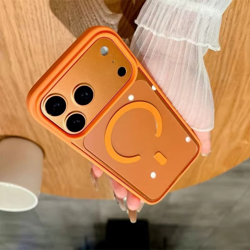 Dành Cho Sạc Không Dây Màu Kẹo Mờ Ốp Lưng Cho iPhone 17 16 11 15 14 13 12 Pro Max Plus 17 Air Từ Ốp Lưng