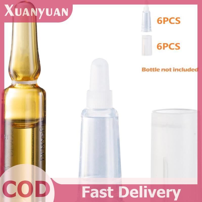 XUAN 6 Chiếc Đầu Pha Chế Trong Suốt Mũ Thay Thế Phòng Thí Nghiệm An Toàn Ampoule Dụng Cụ Mở Đồ Dùng Y Tế Phòng Thí Nghiệm Lạnh VN