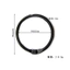 20pcs/Lot 30mm kim loại nướng sơn mở đầy màu sắc carrier sang trọng con trai mặt dây chuyền chuông khóa DIY phụ kiện trang trí vật liệu