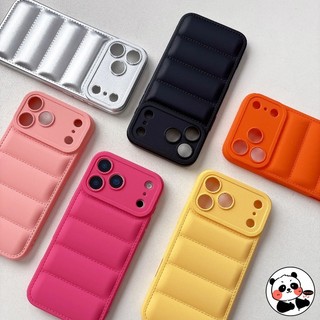 Vỏ Áo Khoác Xuống Cho Xiaomi Poco M7 M6 Plus C75 C65 C61 C55 C51 C50 Mi 11i 11X Pro 5G 4G Vỏ Điện Thoại Mềm Chống Sốc Màu Kẹo Mùa Đông Dễ Thương
