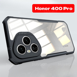 Dành Cho Honor 400 Pro 400Pro Smart Lite X9D X7D X6C 2025 Vỏ Điện Thoại Giáp Trong Suốt Vỏ Acrylic Honor400Pro Honor400Smart Bảo Vệ Chống Sốc Chất Lỏng Mềm Thời Trang Ốp Lưng
