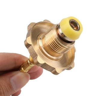 Bình khí phẳng Van bơm hơi Bình khí phẳng cho bếp ngoài trời Van bơm hơi Khớp chuyển đổi xi lanh khí hóa lỏng lớn Hướng dẫn tương hỗ HIRM