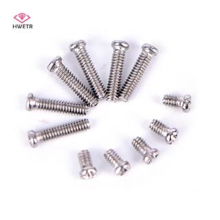 HWETR 1000 Cái / bộ Các Loại Ốc Vít Cho Đồng Hồ Mắt Kính Đồng Hồ Sửa Chữa Một Phần Dụng Cụ Mới