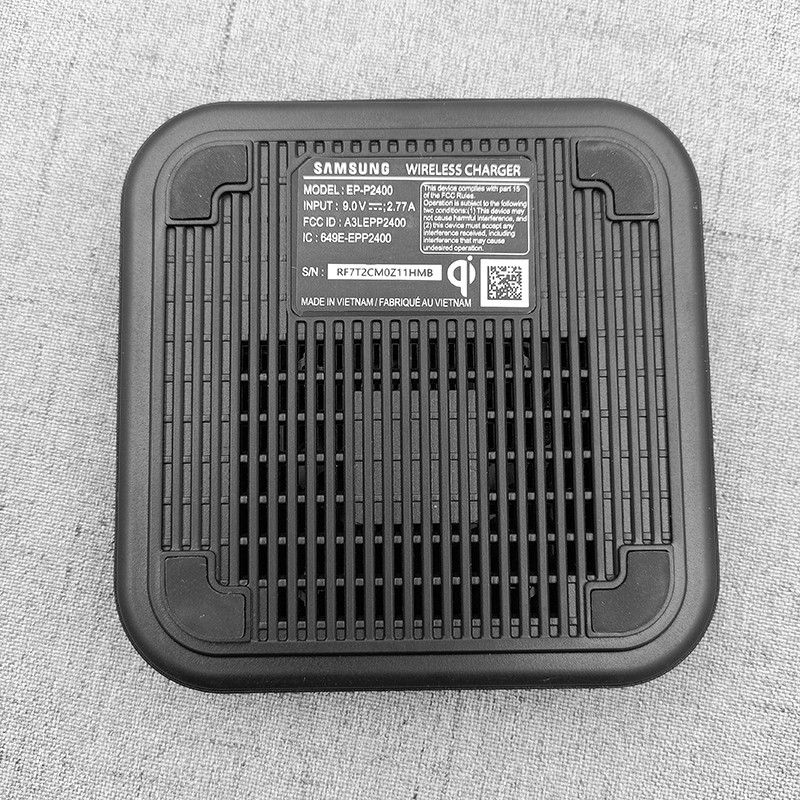 Samsung Chính Hãng S25 S24 S23 S22 Ultra S21 S20 FE EP-P2400 15W Sạc Không Dây Qi Sạc Nhanh Cho Galaxy Z Flip 4 5 6 Note 20 10 +