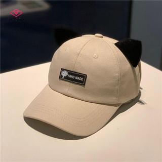 Mũ Snapback phong cách đường phố Hip-Hop có tai và kính dành cho nữ