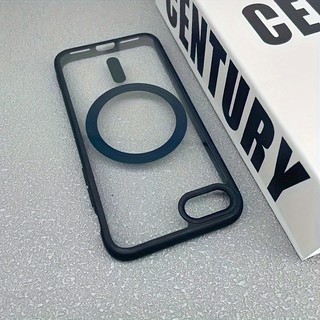 Thích hợp cho iPhone 8 7 Plus 11 12 13 14 15 16 17 Pro Max X XS Max XR 16E SE2 SE3 Ốp điện thoại từ tính trong suốt