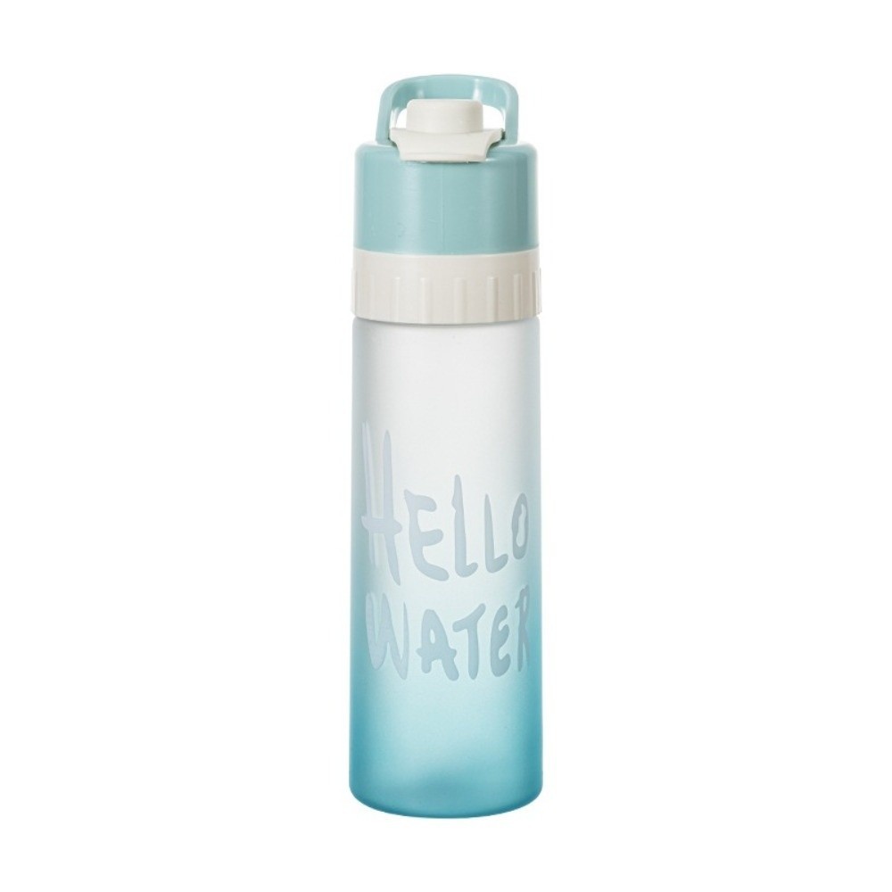 Chai nước chuyển màu phun JiKK 650ml, dễ dàng mang theo có tay cầm Cốc nước thể thao, Máy làm mát di động Máy uống phun sương nước Chai du lịch ngoài trời