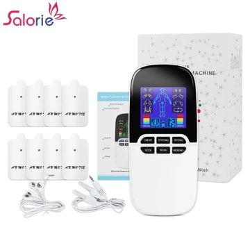 Máy trị liệu kỹ thuật số Salorie TENS Máy mát xa cơ thể Châm cứu 8 chế độ Máy kích thích cơ điện cho chân sau đột quỵ