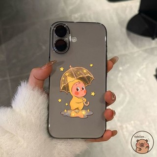 Ốp Điện Thoại Dễ Thương Meizu 21 20 Pro Note, Cầm Dù Lấp Lánh Ngôi Sao Hoạt Hình, Vỏ Mềm Trong Suốt Đen