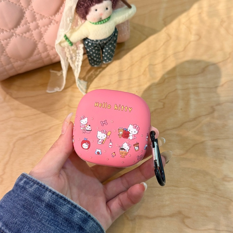 Cho Anker Soundcore Liberty 5 Tai Nghe TPU Vỏ Mềm Hoạt Hình Dễ Thương KT Tai Nghe Vỏ Bảo Vệ Vỏ Mềm Tay Có Móc