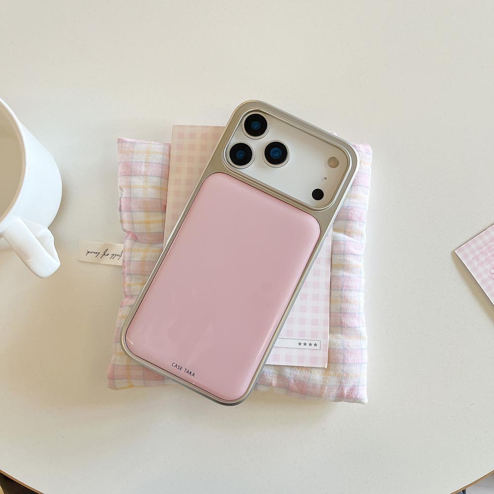 Ốp Lưng Cứng Tương Thích Với iPhone 13 14 14Pro 14ProMax 15 15Pro 15ProMax 16 16Pro 16ProMax 17 17Pro 17ProMax Ốp Họa Tiết Màu Hồng