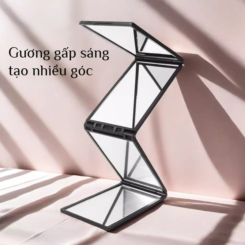 🔥Gương bốn mặt có thể gập lại/gương trang điểm/gương chiếu hậu đa năng/gương chiếu hậu làm tóc