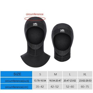 Mũ lặn dày 3mm Lặn ngoài trời Lướt sóng cần thiết để bắt mũ lặn biển Chống lạnh Bảo vệ tai