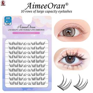 Lông mi phía dưới tự nhiên Lông mi phân đoạn dưới màu đen để trang điểm du lịch dự tiệc hàng ngày