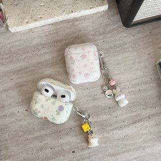Thỏ Hoa Cho AirPods 1 / 2 3 Pro Pro Pro2 pro3 Airpod4 Bộ Tai Nghe Bluetooth Không Dây Vỏ Bảo Vệ Tai Nghe AirPods Series
