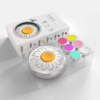 Bộ dụng cụ làm móng cho bé máy mài dũa móng tay mini hình tròn dễ dàng thao tác và bảo quản trong gia đình